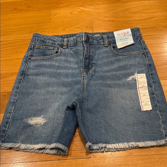 NWT Cat & Jack midi adjustable waist shorts size XXL(18). - Picture 1 of 7
